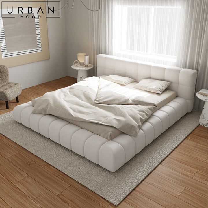 MATIA Modern Boucle Bedframe