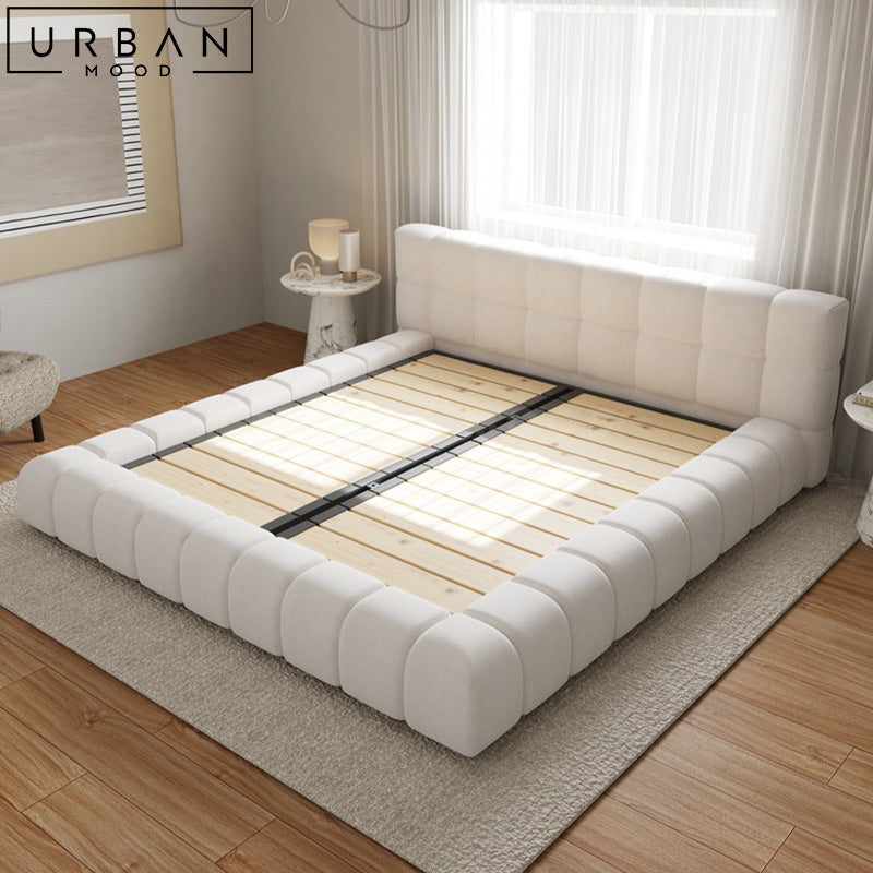 MATIA Modern Boucle Bedframe