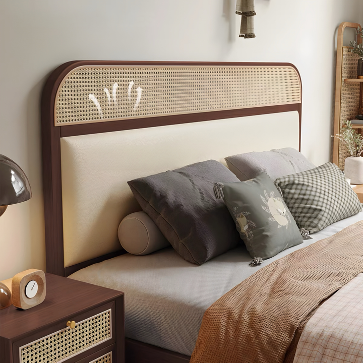 MATTER Rustic Rattan Bedframe - Urban Mood Singapore