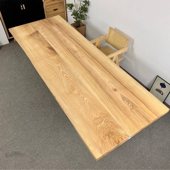 MATTHEWS Oak Wood Dining Table Slab