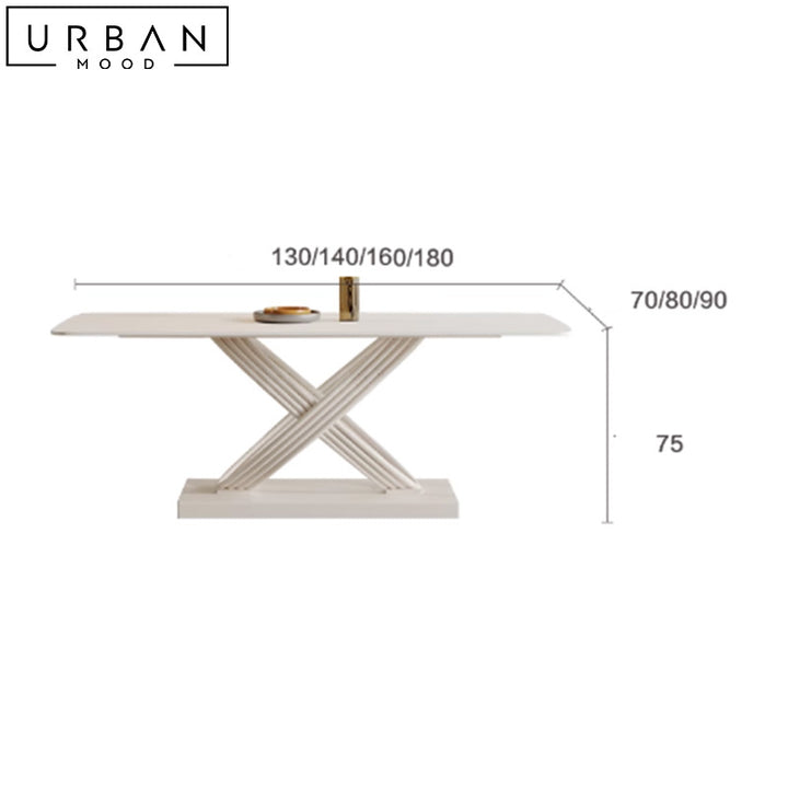 MAXEN Modern Sintered Stone Dining Table