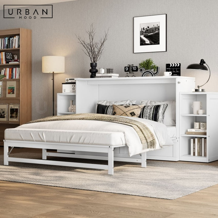 MAXO Modern Murphy Storage Bedframe