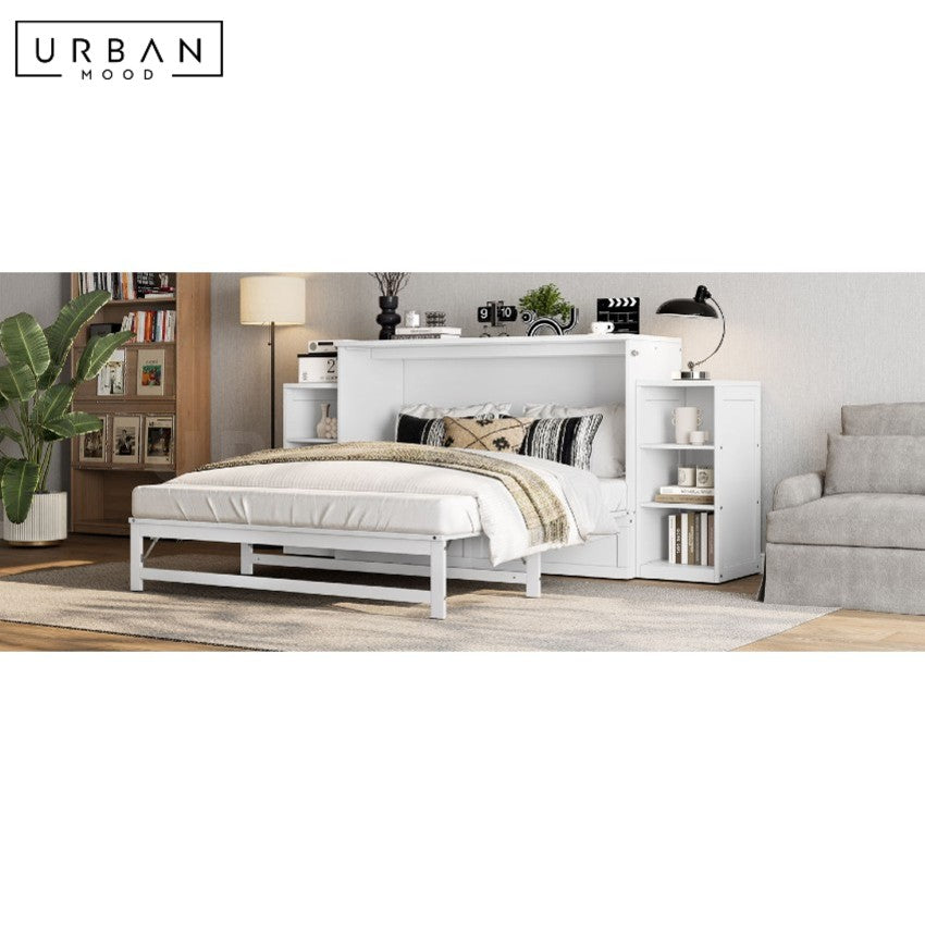 MAXO Modern Murphy Storage Bedframe