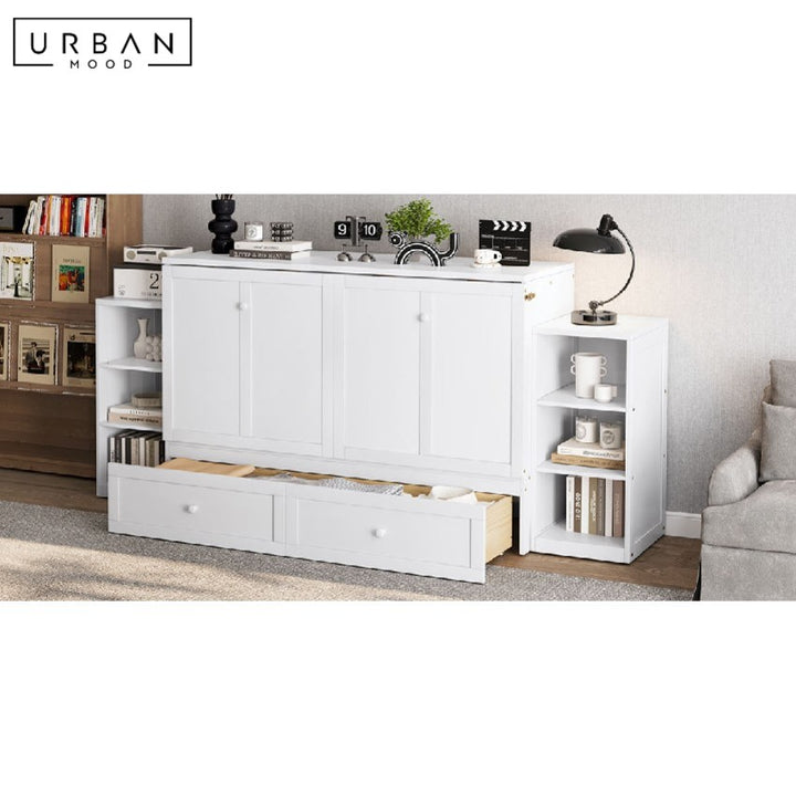 MAXO Modern Murphy Storage Bedframe