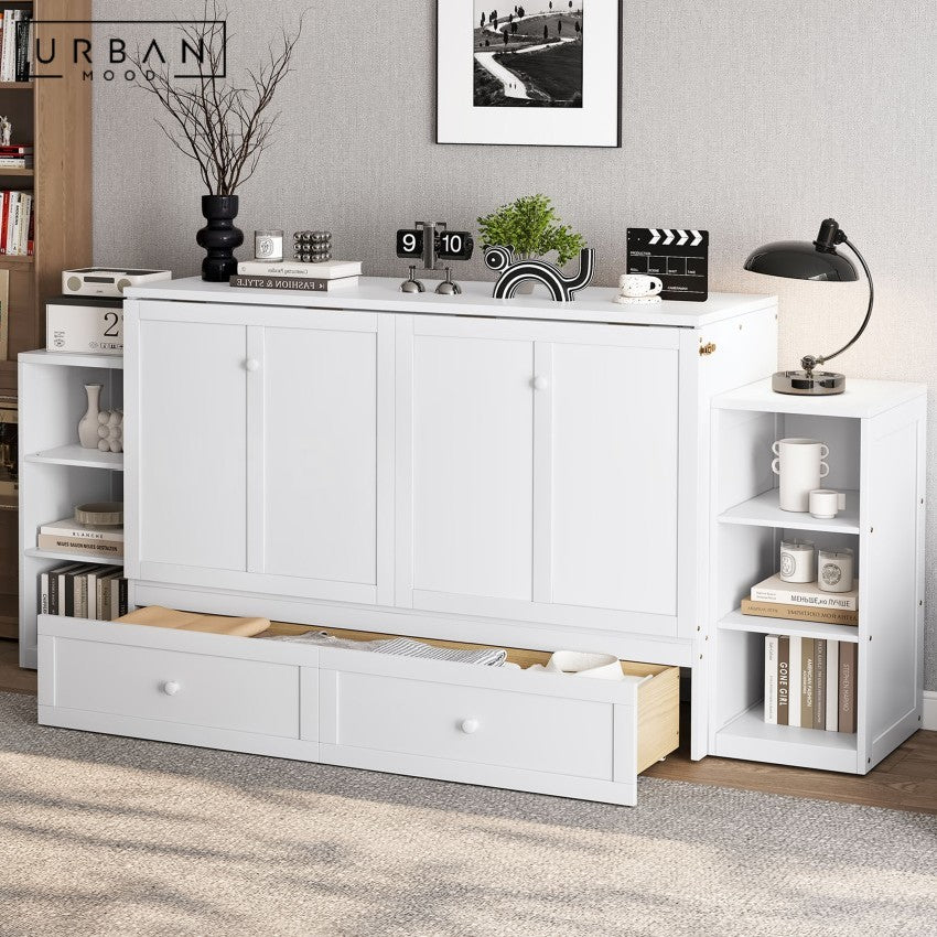 MAXO Modern Murphy Storage Bedframe
