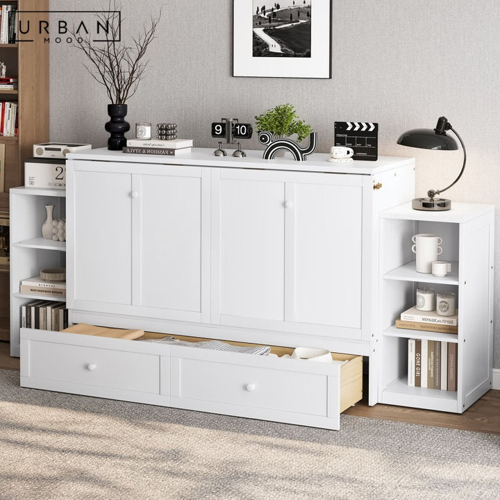 MAXO Modern Murphy Storage Bedframe