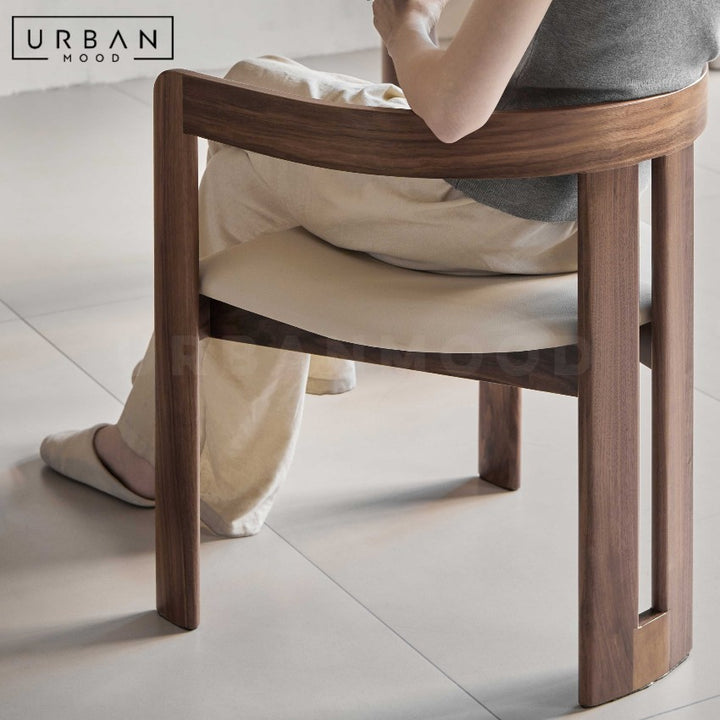 MAYBELLE Modern Solid Wood Dining Chair