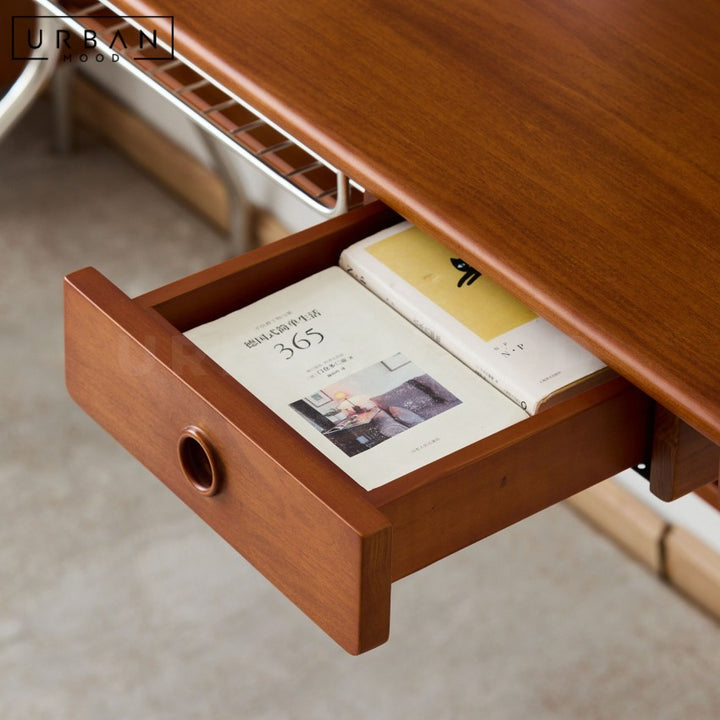 MAYNOR Modern Solid Wood Study Table