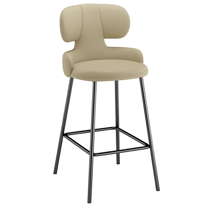 MEDO Modern Leather Bar Stool - Urban Mood Singapore