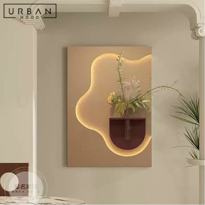 MEIKO Wabi Sabi Sandstone LED Wall Art