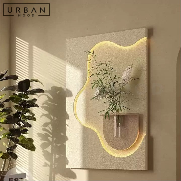 MEIKO Wabi Sabi Sandstone LED Wall Art