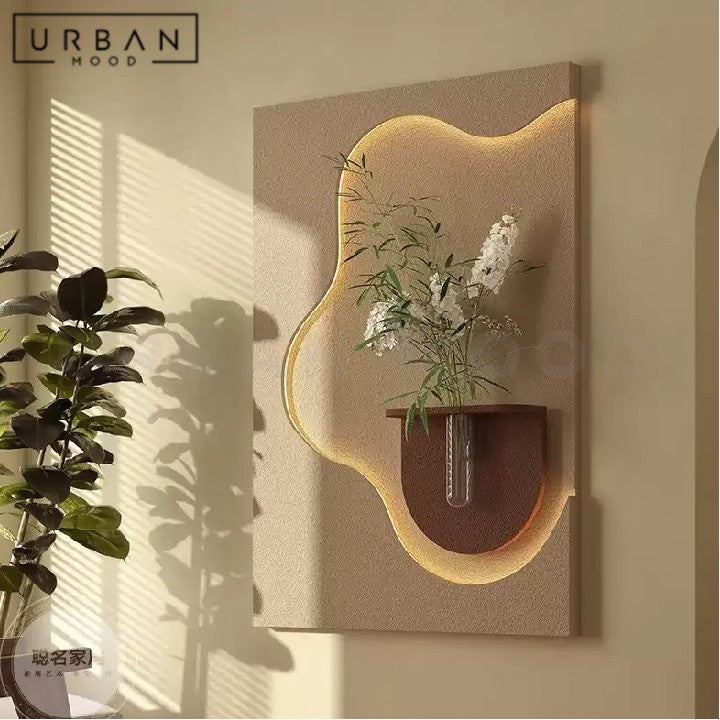 MEIKO Wabi Sabi Sandstone LED Wall Art