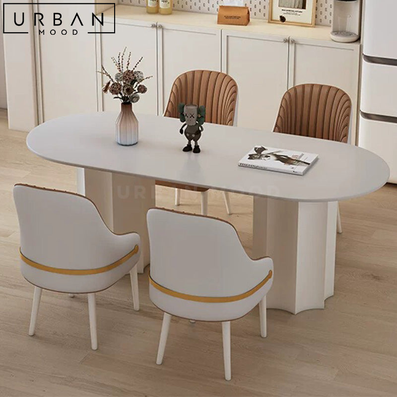 MELANGE Modern Sintered Stone Dining Table