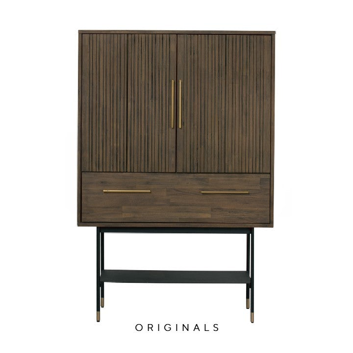 MELITTA Modern Solid Wood Tall Sideboard