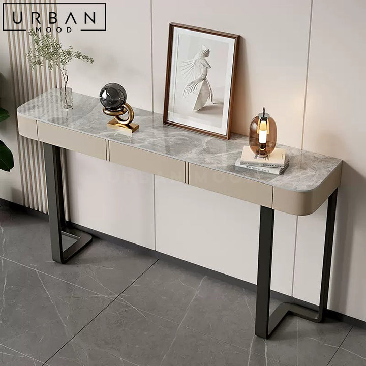 MELLY Modern Sintered Stone Console Table