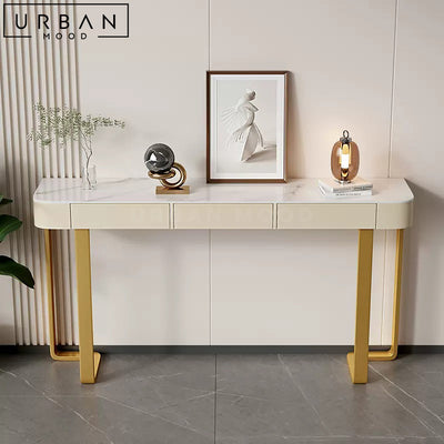 MELLY Modern Sintered Stone Console Table