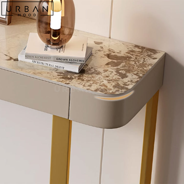 MELLY Modern Sintered Stone Console Table