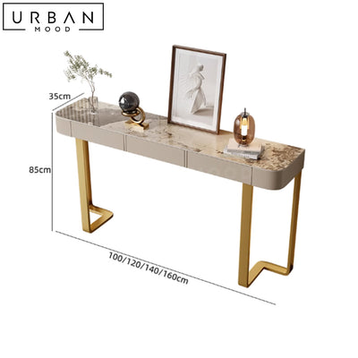 MELLY Modern Sintered Stone Console Table