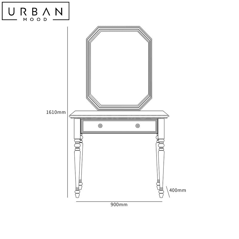MENA Victorian Vanity Table Set