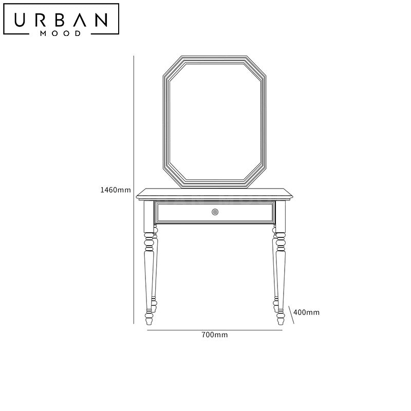 MENA Victorian Vanity Table Set