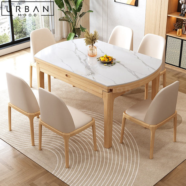 MENE Scandinavian Sintered Stone Dining Table