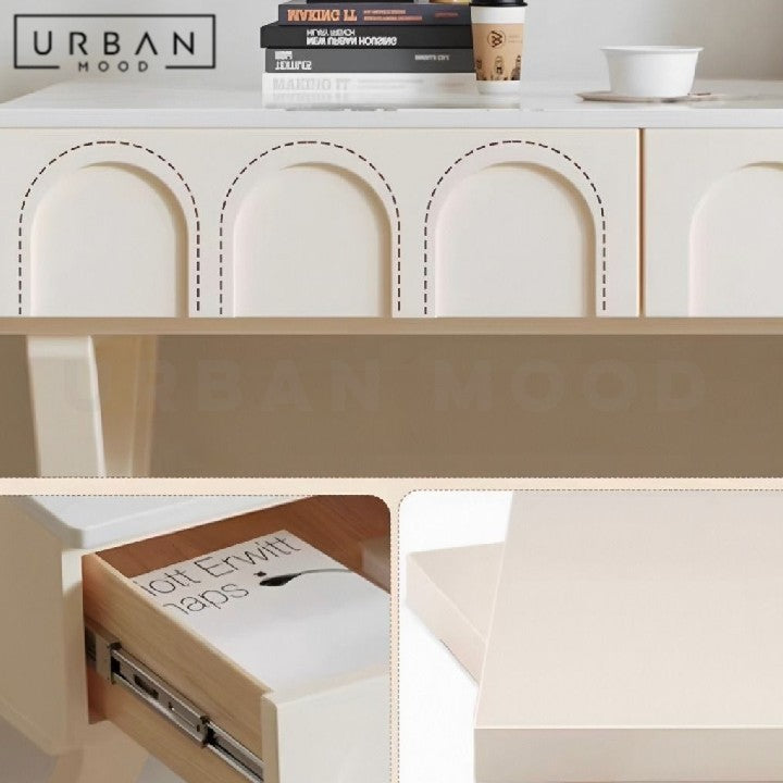 MENSAH Modern Sintered Stone Study Table