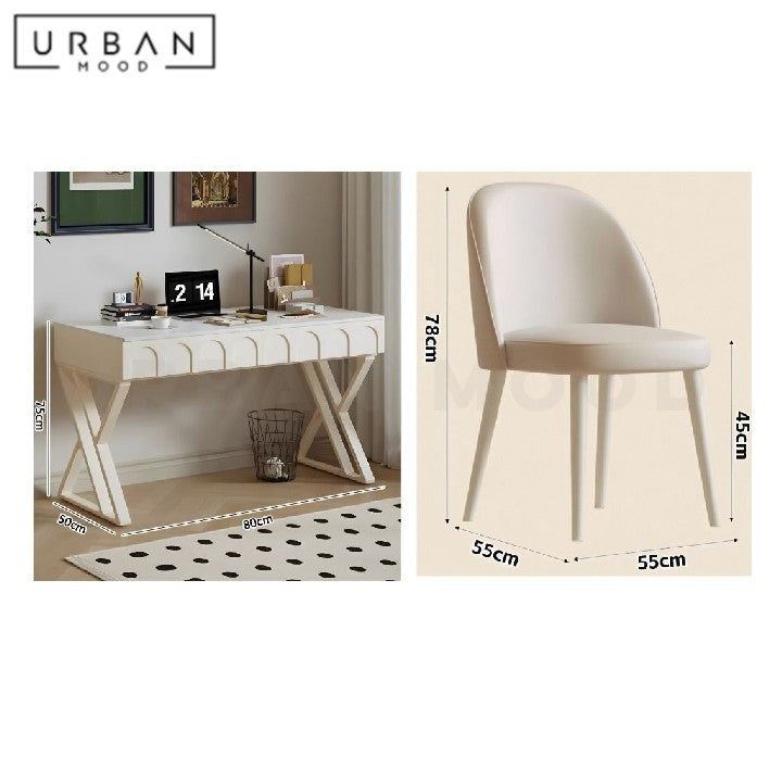 MENSAH Modern Sintered Stone Study Table