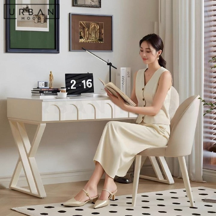 MENSAH Modern Sintered Stone Study Table