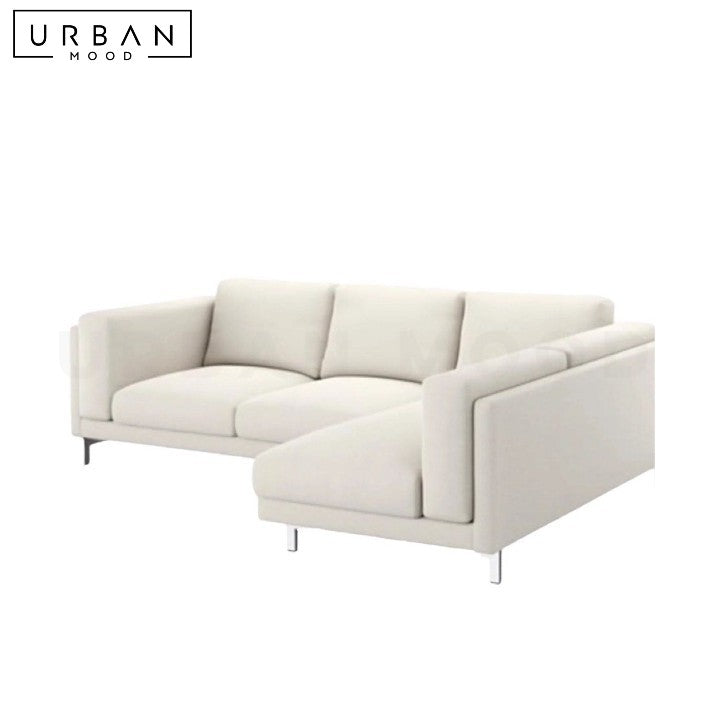 MENZEL Modern Fabric Sectional Sofa