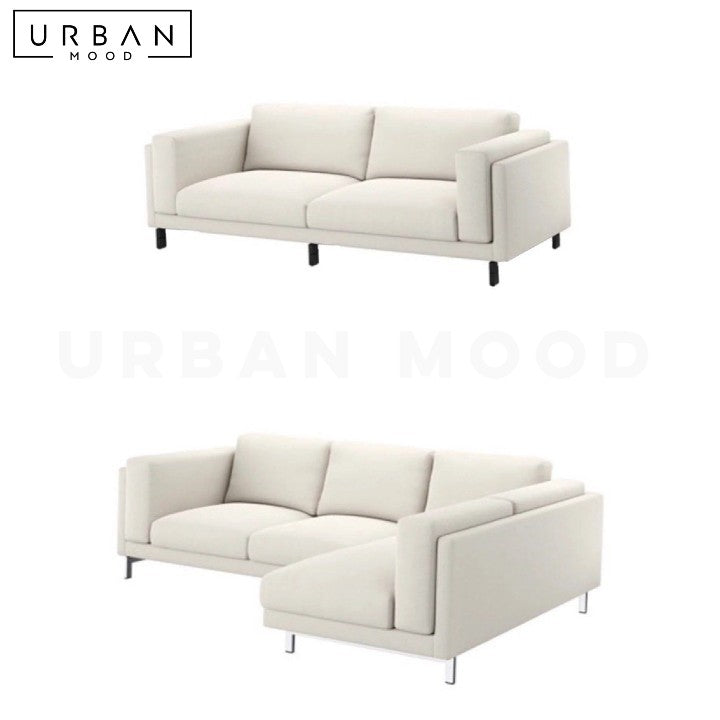 MENZEL Modern Fabric Sectional Sofa