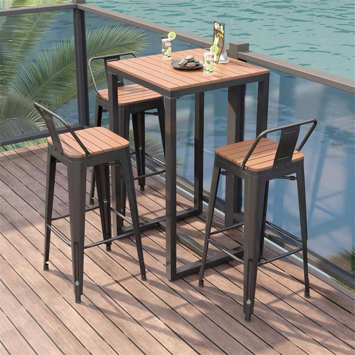 MERIDIAN Modern Outdoor Bar Table and Chairs - Urban Mood Singapore