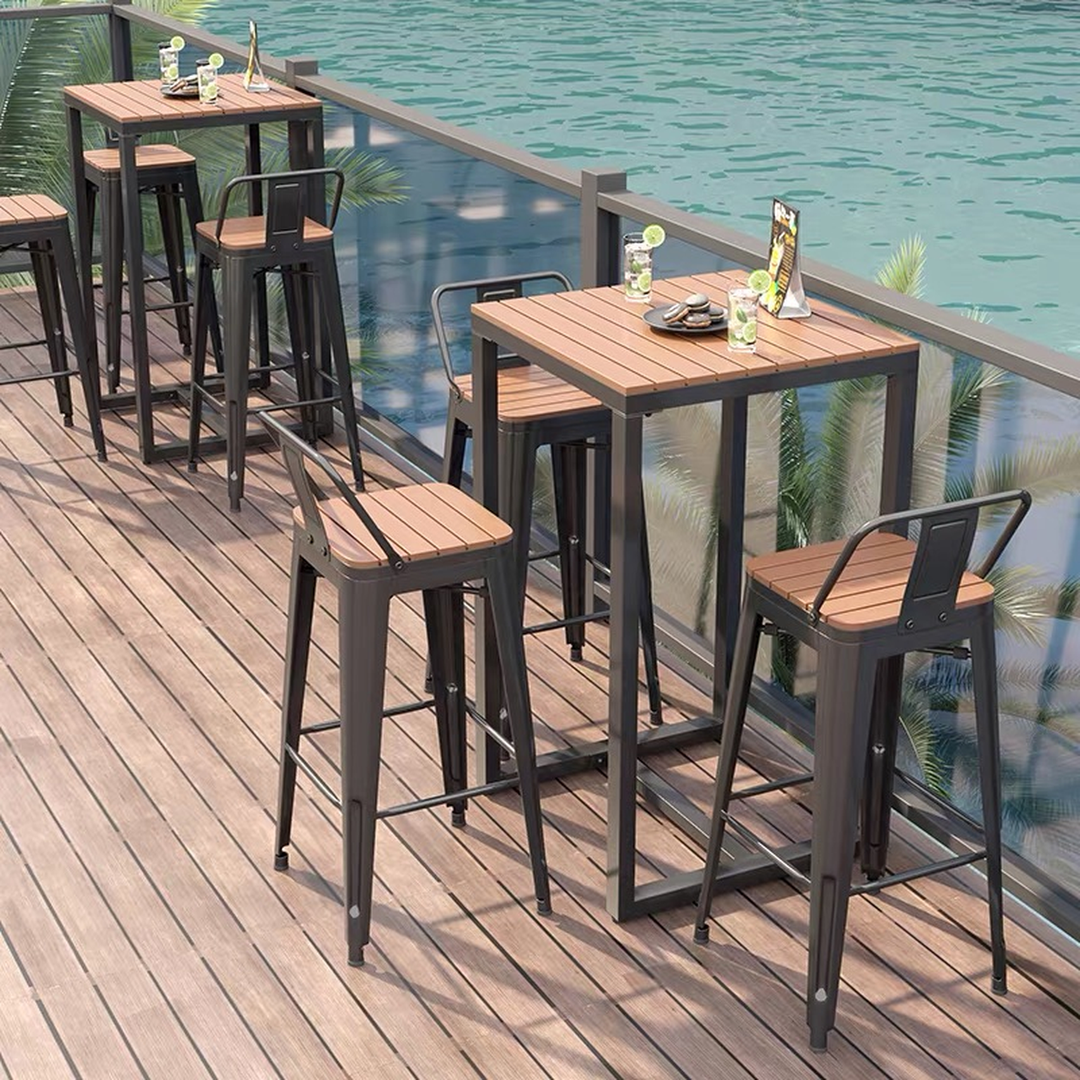 MERIDIAN Modern Outdoor Bar Table and Chairs - Urban Mood Singapore