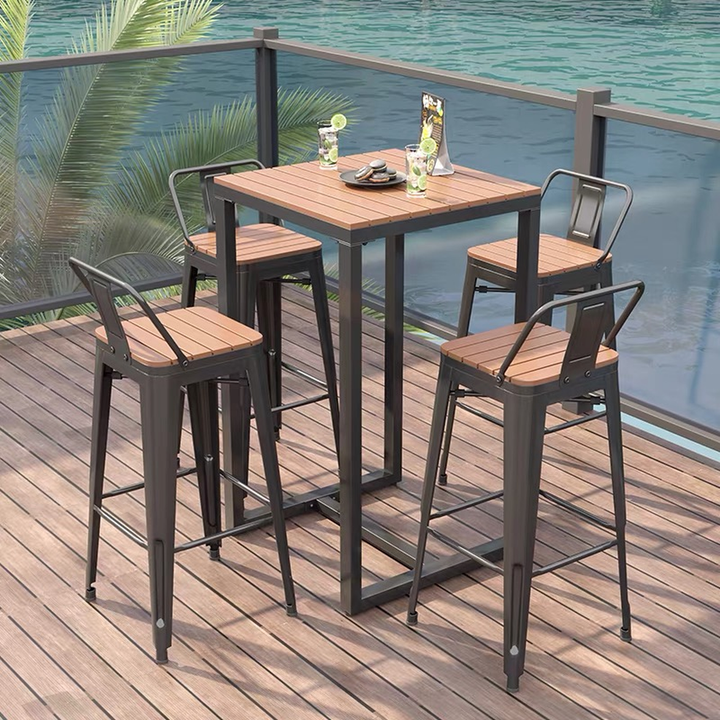 MERIDIAN Modern Outdoor Bar Table and Chairs - Urban Mood Singapore