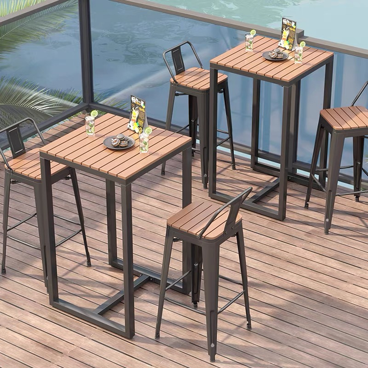 MERIDIAN Modern Outdoor Bar Table and Chairs - Urban Mood Singapore