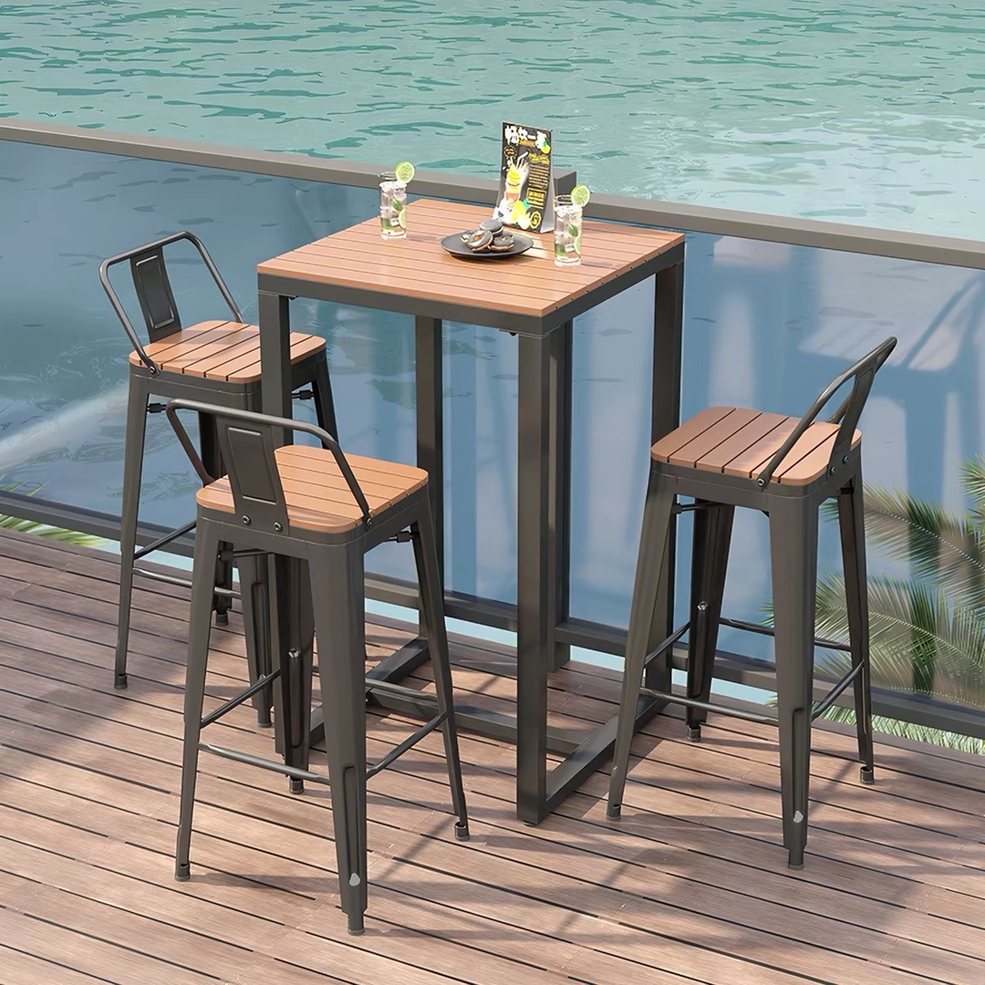 MERIDIAN Modern Outdoor Bar Table and Chairs - Urban Mood Singapore