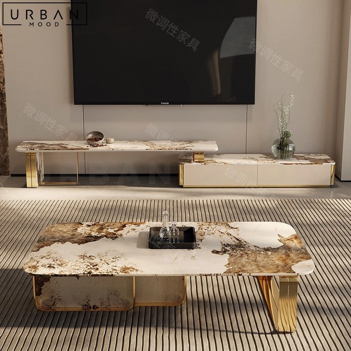 MERTENS Modern Sintered Stone TV Console