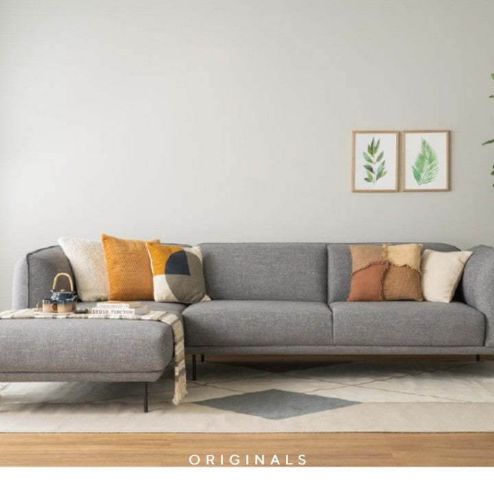 MESTER Modern Fabric Sectional Sofa