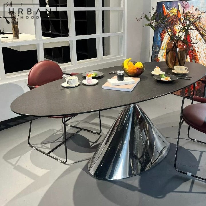 METAN Modern Sintered Stone Dining Table