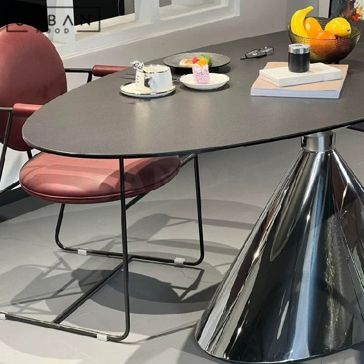 METAN Modern Sintered Stone Dining Table