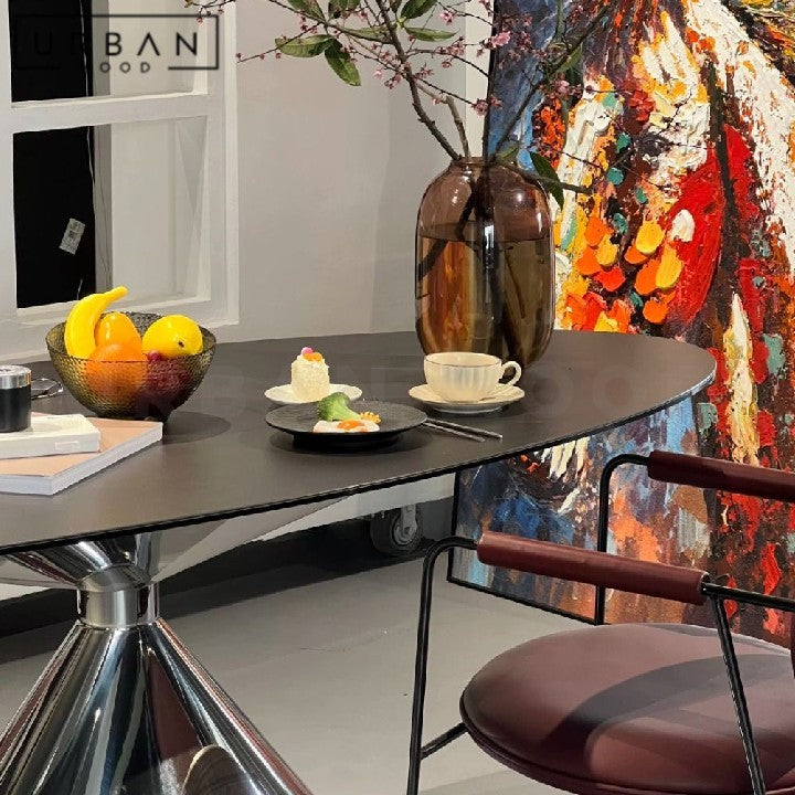 METAN Modern Sintered Stone Dining Table