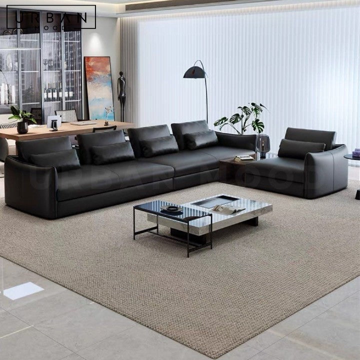 WALLY Modern Leather Sofa