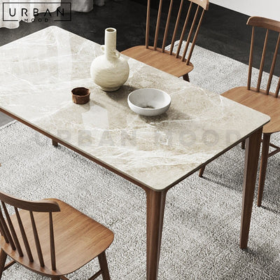 MIAH Modern Sintered Stone Dining Table