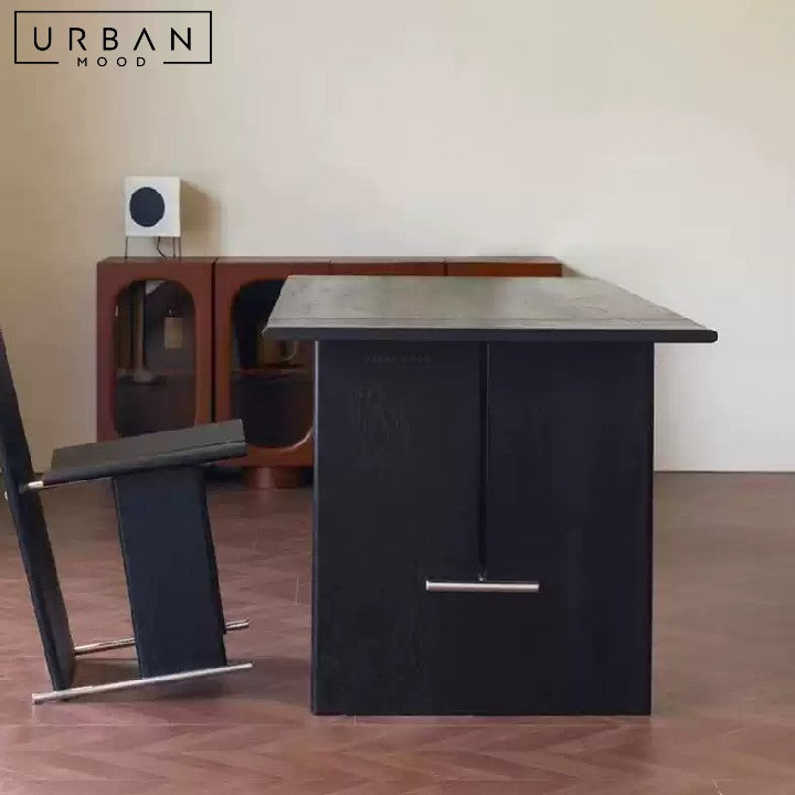 MILETIC Modern Solid Wood Dining Table