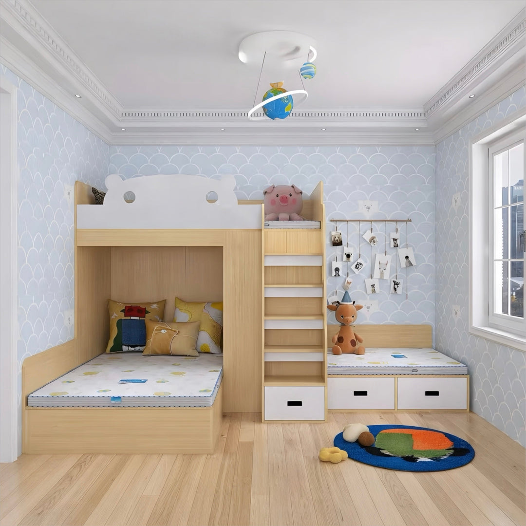 MILO Modern Double Decker Children’s Bedframe - Urban Mood Singapore