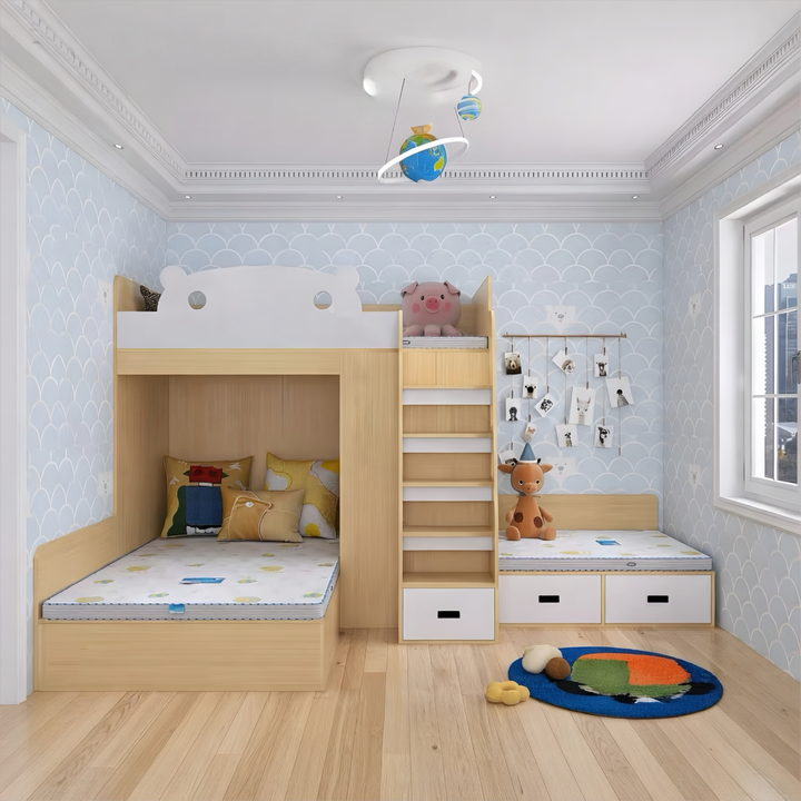 MILO Modern Double Decker Children’s Bedframe - Urban Mood Singapore