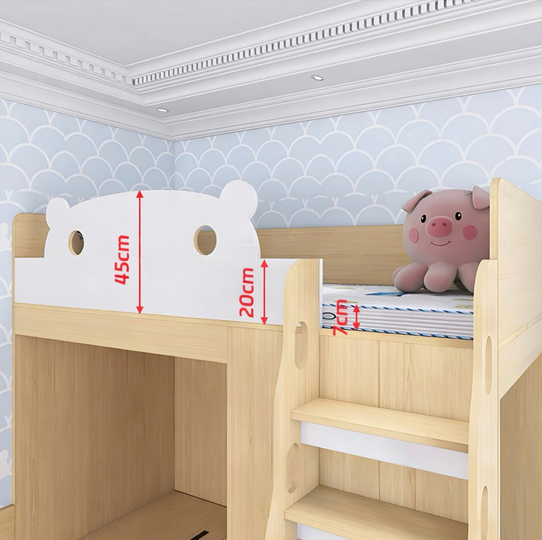 MILO Modern Double Decker Children’s Bedframe - Urban Mood Singapore