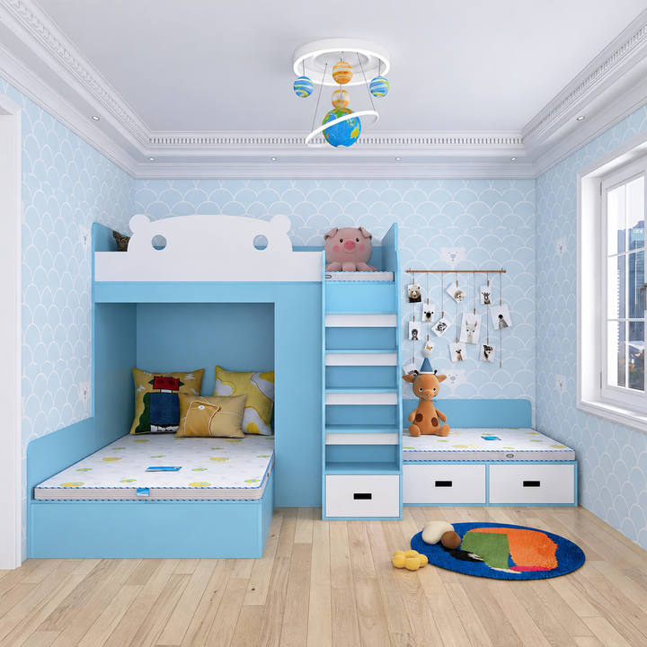 MILO Modern Double Decker Children’s Bedframe - Urban Mood Singapore