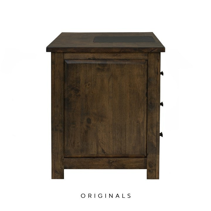 MIMOZA Rustic Solid Wood Study Desk