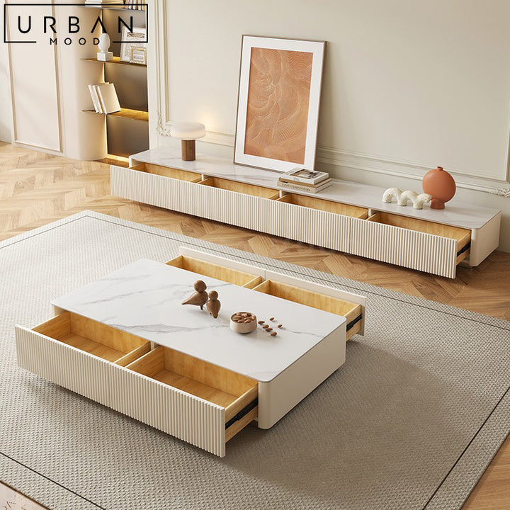 MINA Modern TV Cabinet & Coffee Table