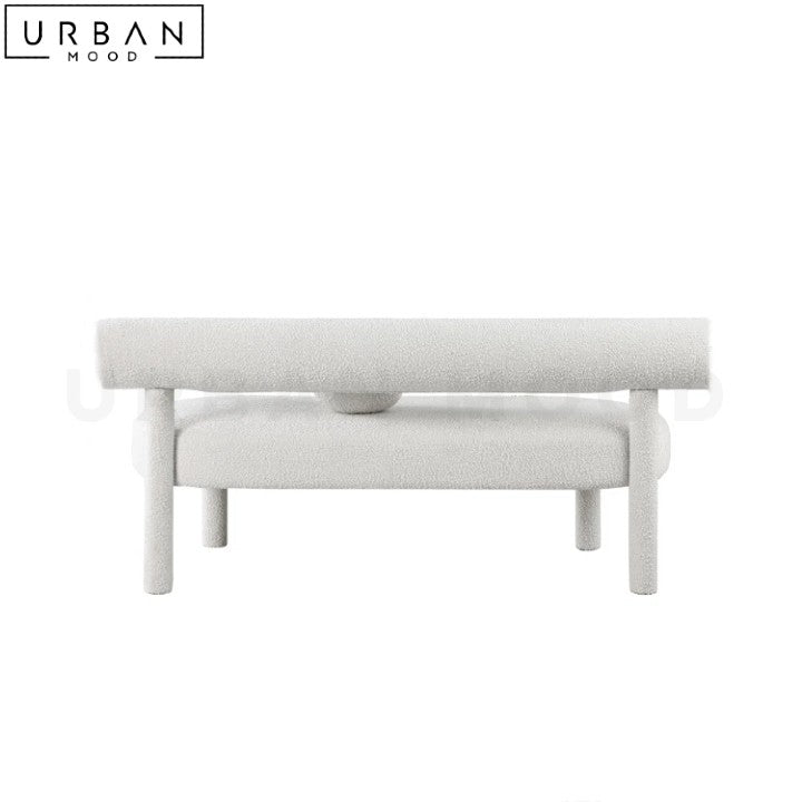 MINI Modern Boucle Dining Bench